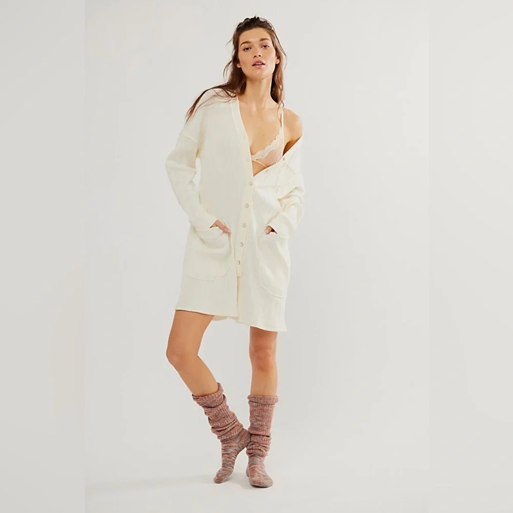 FREE PEOPLE Intimately Good Feels‎ Romper Vanilla Size Medium